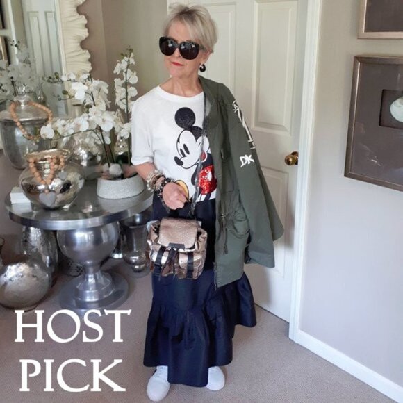 NWT Kendall + Kylie gold logo metallic backpack - Picture 2 of 5